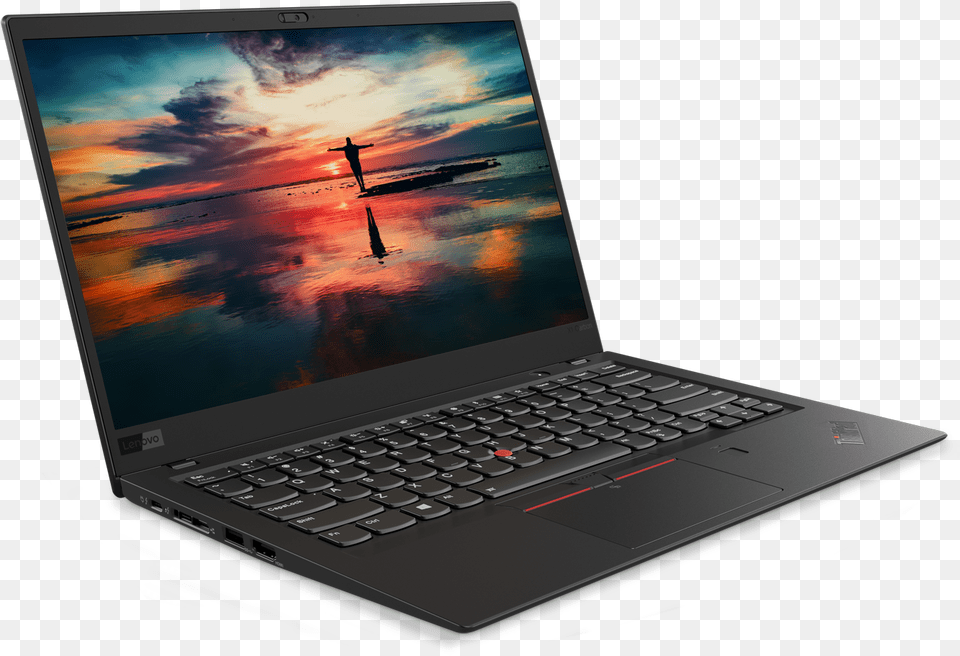 Thinkpad X1 Carbon Has An Hdr Screen Lenovo Thinkpad X1 Carbon 2018, Computer, Electronics, Laptop, Pc Free Png Download
