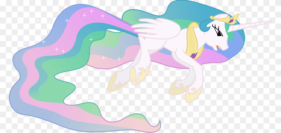 Thinks It S Time To Head To Bed Mlp Celestia On The Ground, Animal, Fish, Sea Life, Shark Png