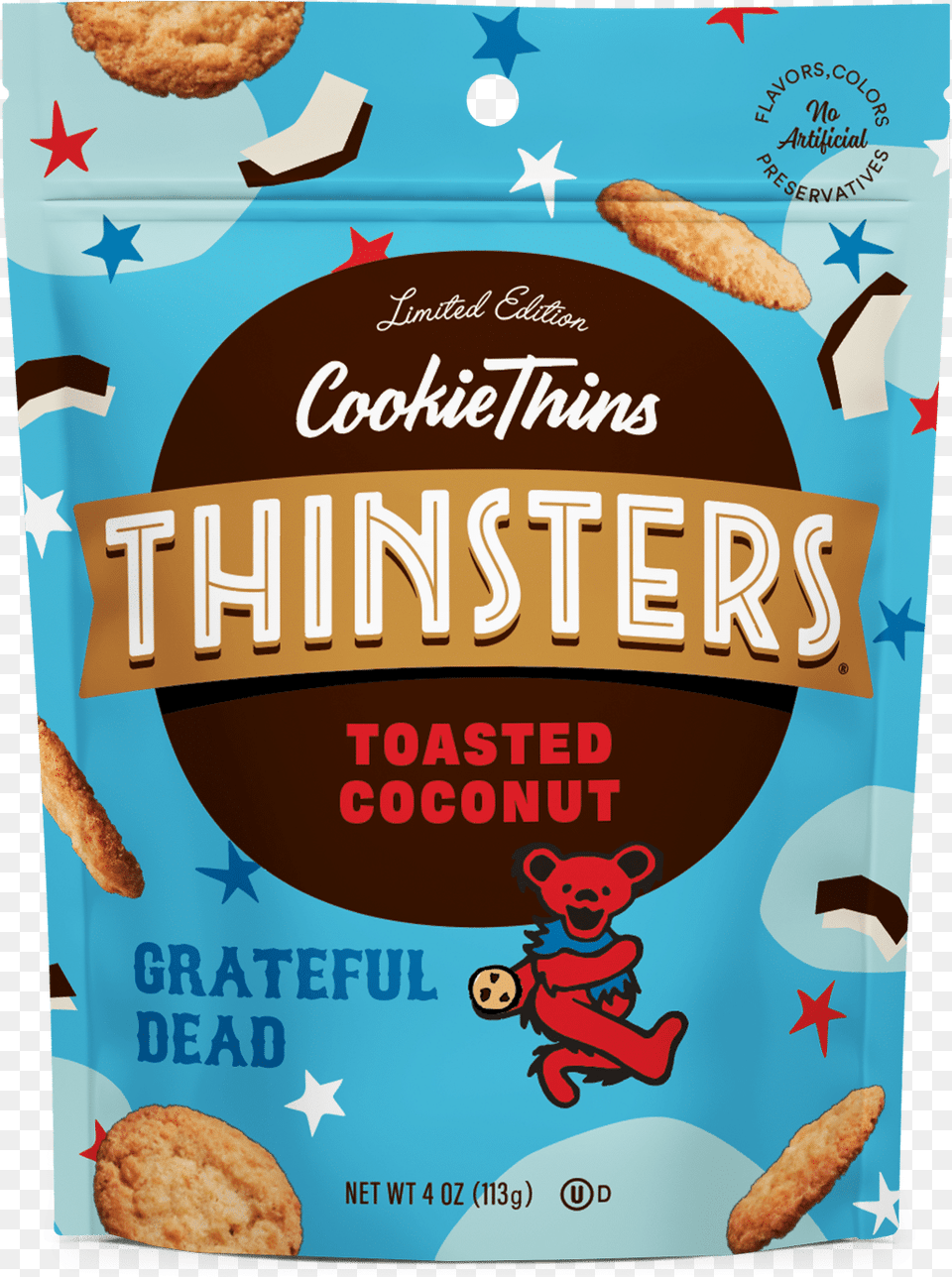 Thinsters Grateful Dead, Advertisement, Snack, Mammal, Food Png Image