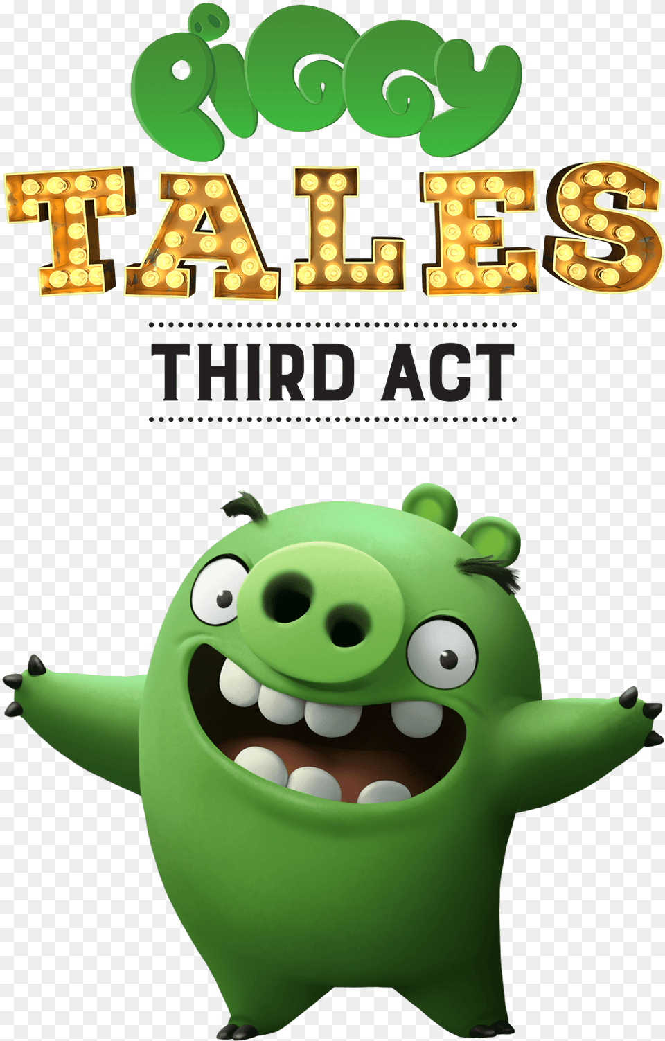 Third Act Piggy Tales, Green, Toy, Medication, Pill Free Png