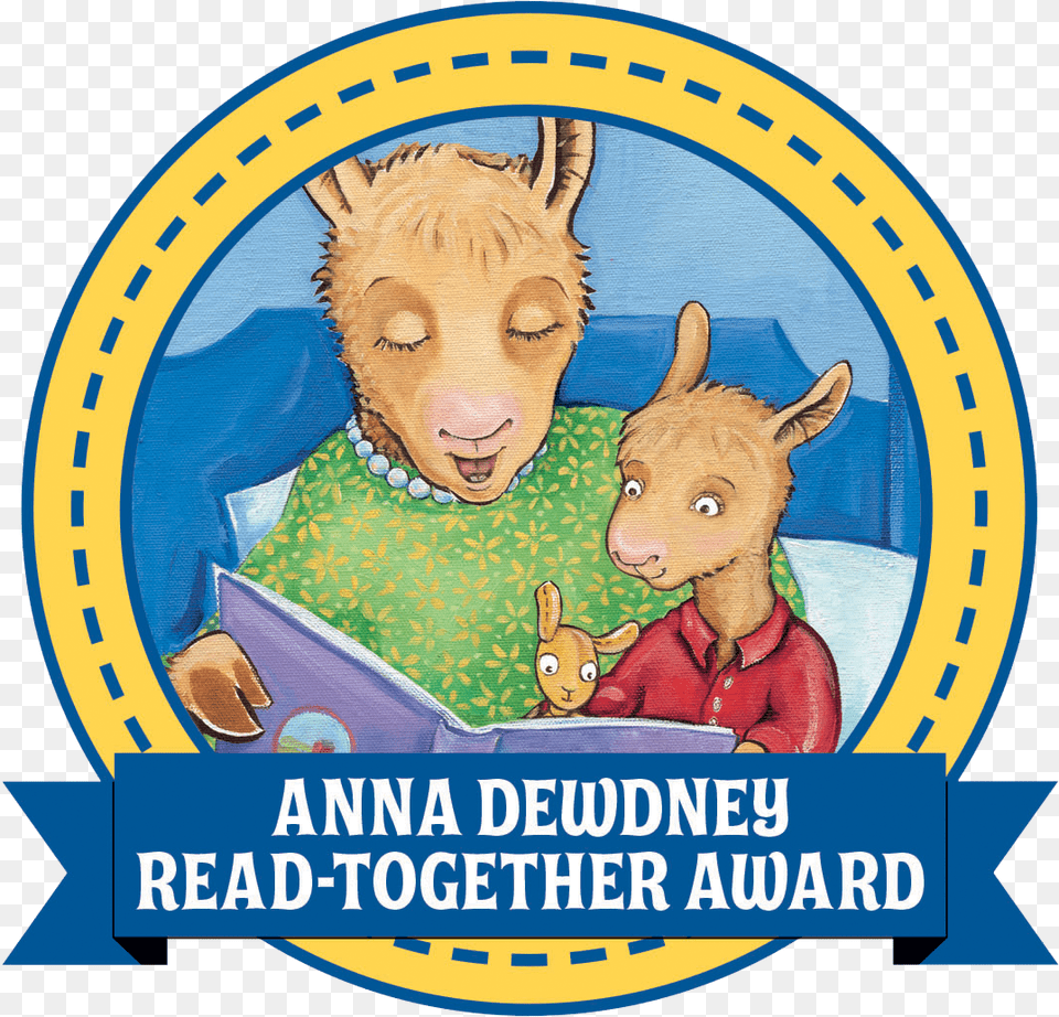 Third Annual Anna Dewdney Read Together Award Winner Anna Dewdney Award, Logo, Pet, Mammal, Animal Png