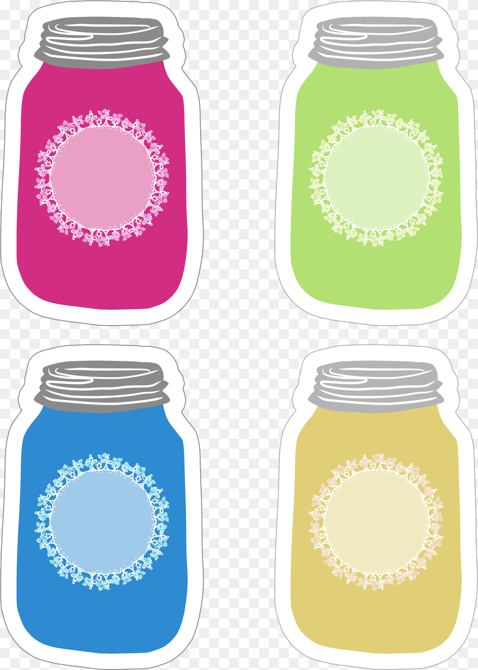 Third Collection Colorful Jars Clipart, Jar, Food, Ketchup Png Image