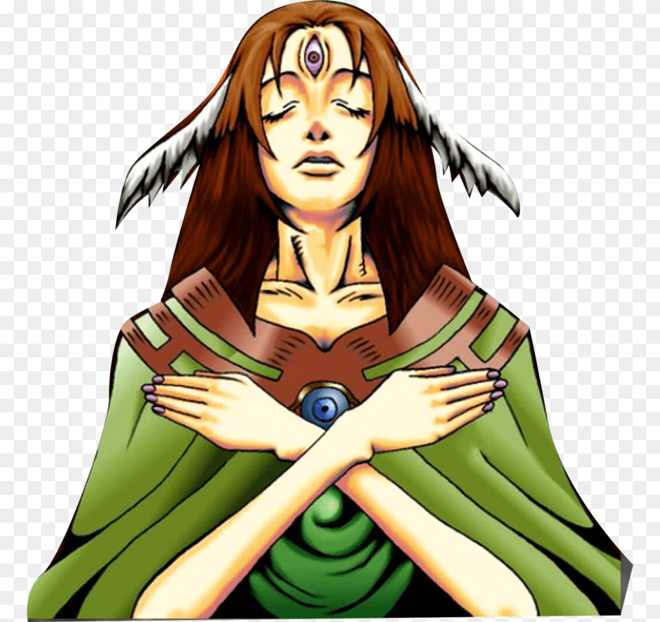 Third Eye Goddess With The Third Eye Yugioh, Adult, Book, Comics, Female Free Png Download
