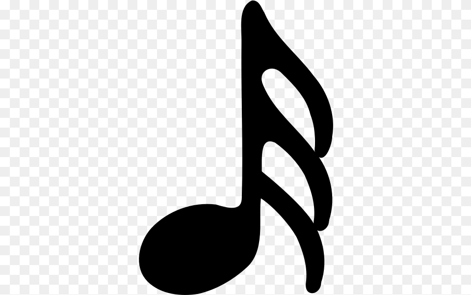 Thirty Second Note Sixteenth Note Musical Notes Symbols, Gray Png Image
