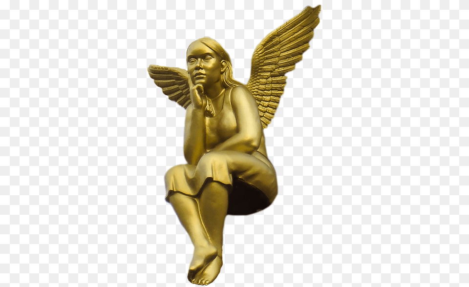 This Alt Value Should Not Be Empty If You Assign Primary Gold Christmas Angel, Bronze, Adult, Female, Person Free Transparent Png