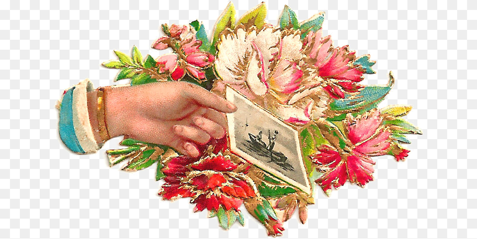 This Antique Flower Graphic Of A Carnation Bouquet Bouquet, Accessories, Flower Arrangement, Flower Bouquet, Plant Free Png