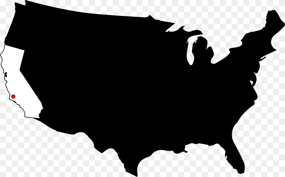 This Appellation Is The Oldest In This Portion Of California Whitefish Montana On Map, Silhouette, Firearm, Weapon Free Transparent Png