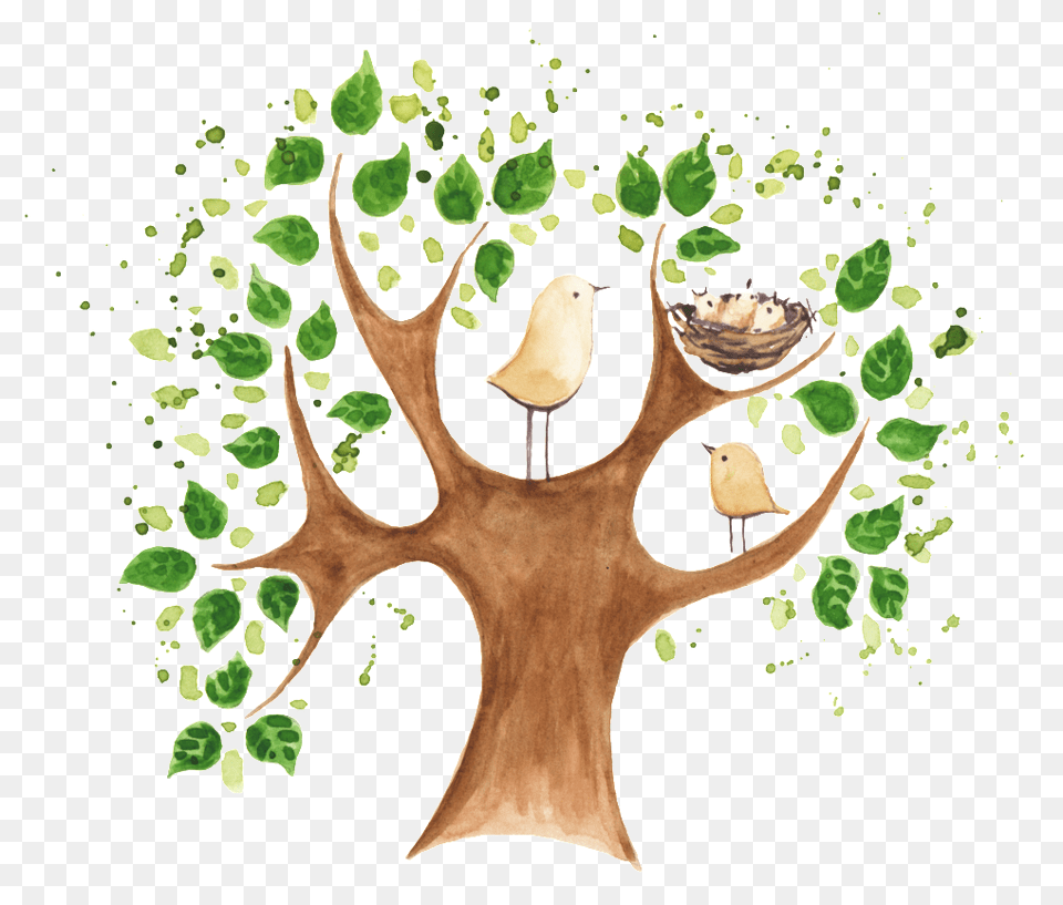 This Backgrounds Is Cartoon Tree Portable Network Graphics, Antler, Leaf, Plant, Animal Free Png Download