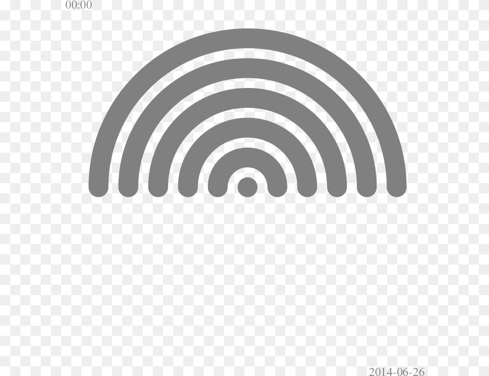 This Backgrounds Is Concentric Ring Clock About Animations Grey, Coil, Spiral Free Png