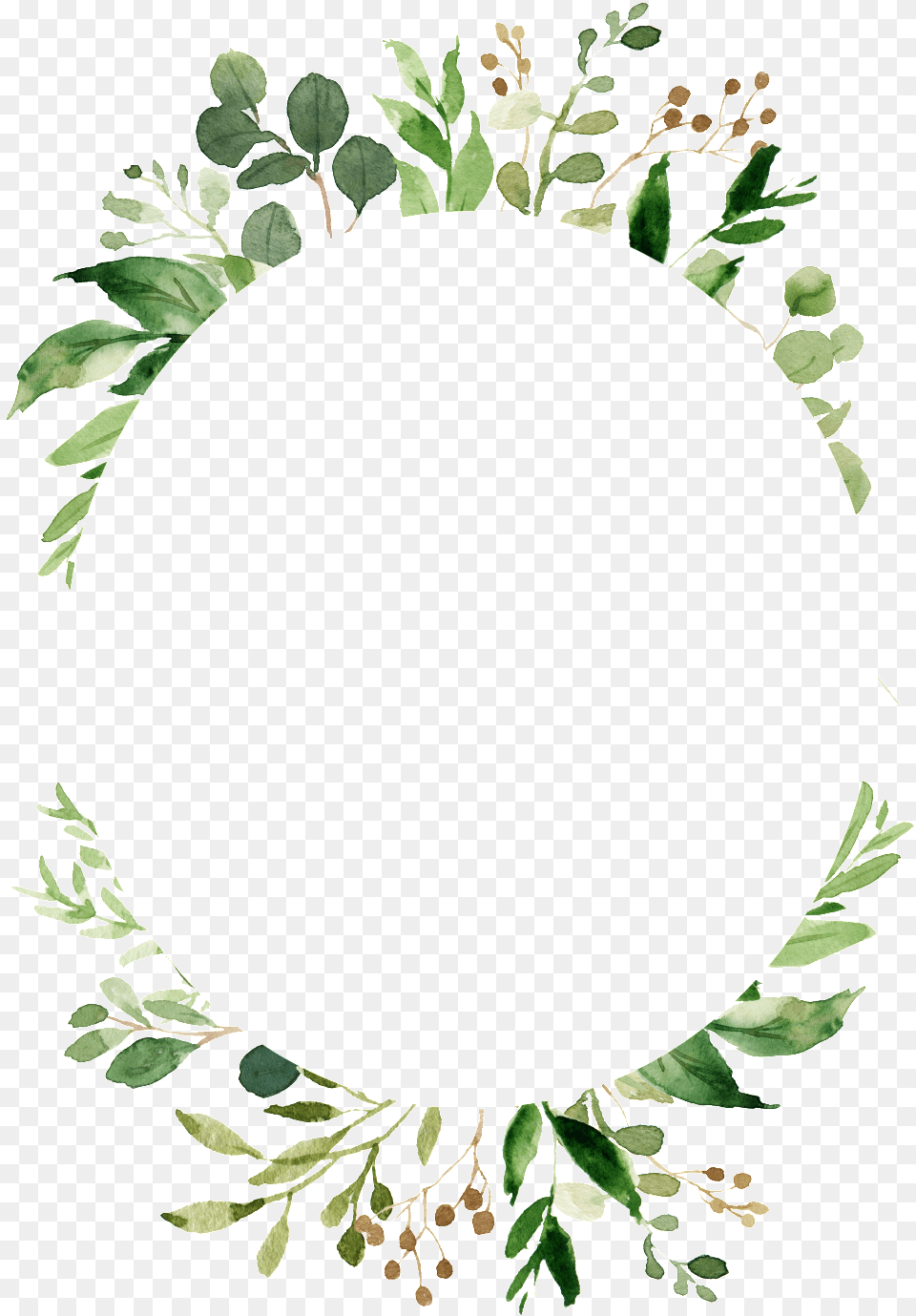 This Backgrounds Is Oval Border Cartoon Save The Date Template Green, Leaf, Plant, Accessories, Art Free Png