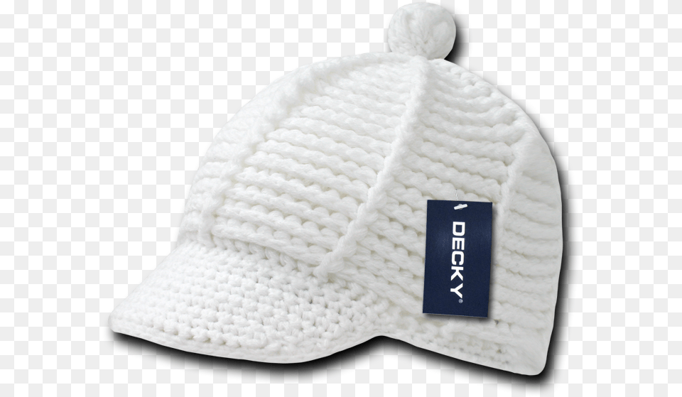 This Button Opens A Dialog That Displays Additional Decky 624 Wht Crocheted Short Jeep Cap White, Baseball Cap, Clothing, Hat, Beanie Free Png
