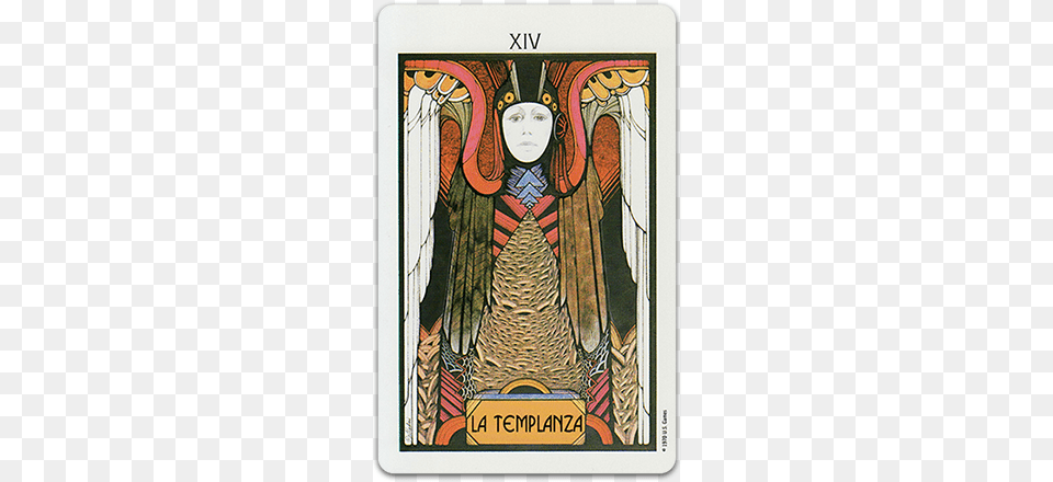 This Card Is The Number Fourteenth In The Major Arcana Most Beautifully Illustrated Tarot Decks, Book, Comics, Publication, Art Free Transparent Png