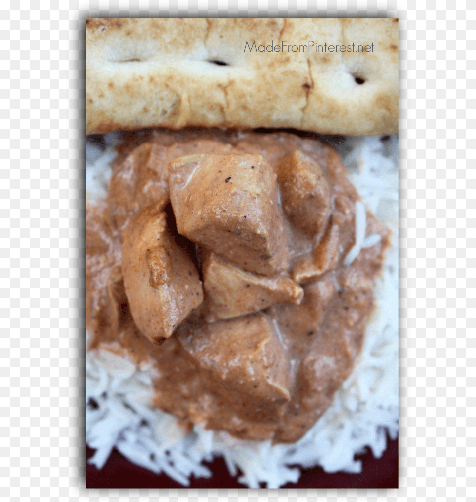 This Chicken Tikka Masala Was An Amazing Change From Slow Cooker, Bread, Food, Gravy Png Image