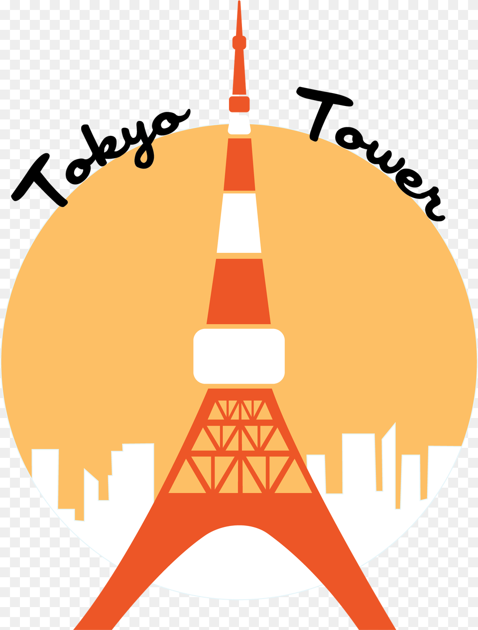 This Clip Art Tokyo Tower, Lighting Free Png Download