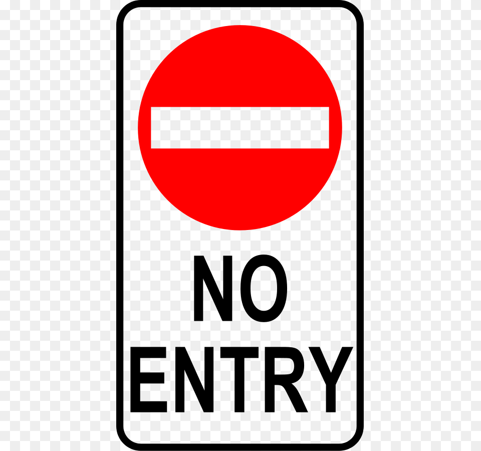 This Clip Arts Design Of Sign No Entry No Entry Clipart, Symbol, Road Sign, Astronomy, Moon Free Png Download