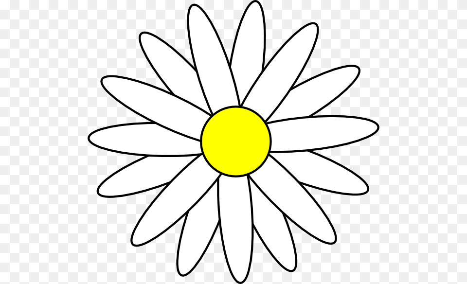 This Clipart Design Of Daisy Clipart, Flower, Plant, Petal, Appliance Png