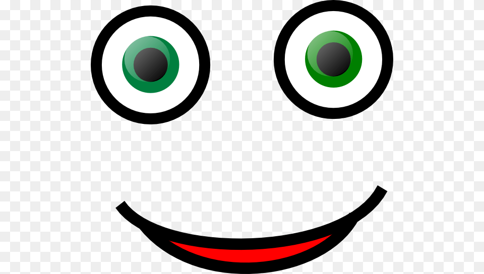 This Clipart Design Of Happy Face Green Clipart Circle Png Image