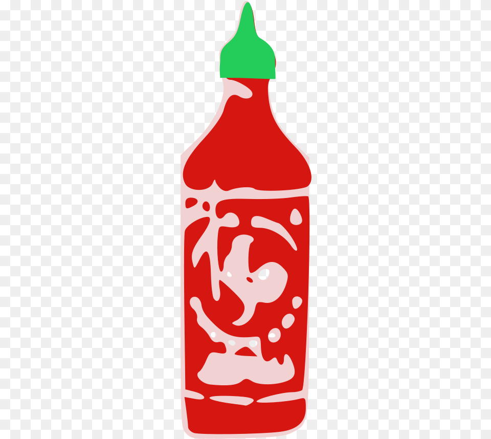 This Clipart Design Of Hot Sauce Clipart Has, Food, Ketchup, Face, Head Png Image