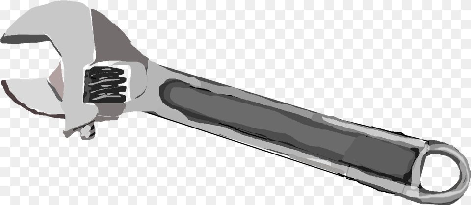 This Clipart Design Of Wrench Clipart, Blade, Dagger, Knife, Weapon Png Image