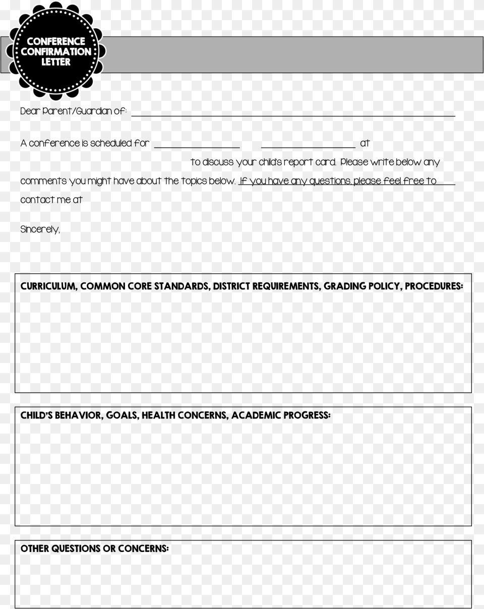 This Conference Confirmation Letter Is Found In The Minutes, Page, Text Free Png