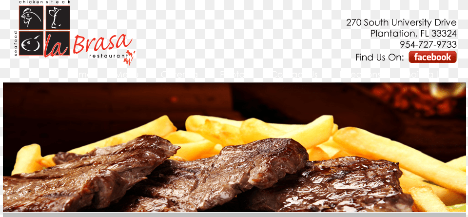 This Content Requires The Adobe Flash Player Click La Brasa, Food, Meat, Steak, Fries Free Png