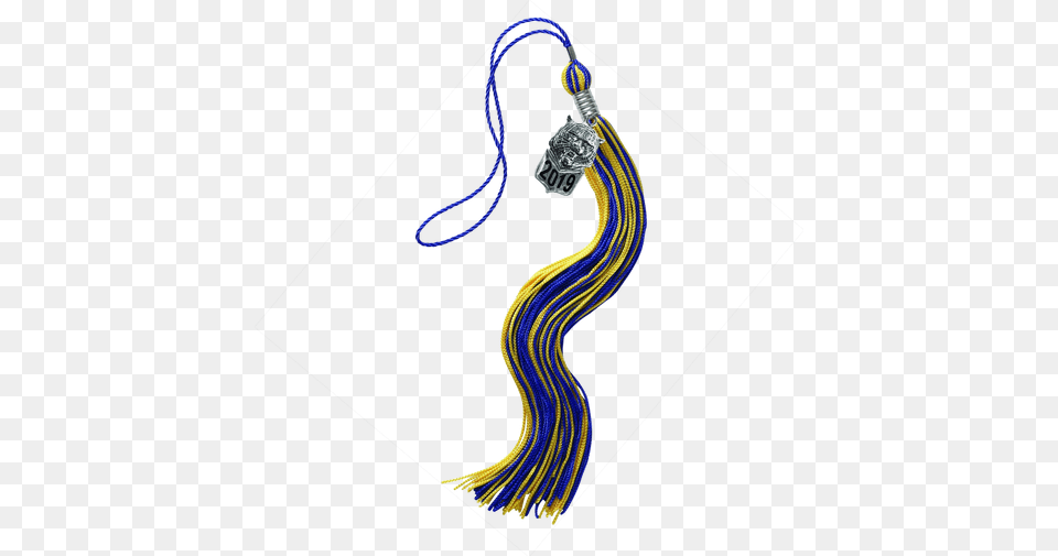 This Custom Made Tassel For Your School Features Your School, Accessories, Earring, Jewelry, Necklace Png Image