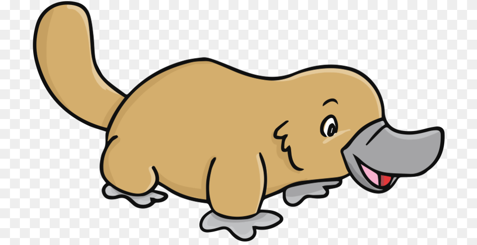 This Cute Platypus Clip Art Can Be Used For Personal Or Commercial, Animal, Mammal, Rodent, Pig Free Png Download