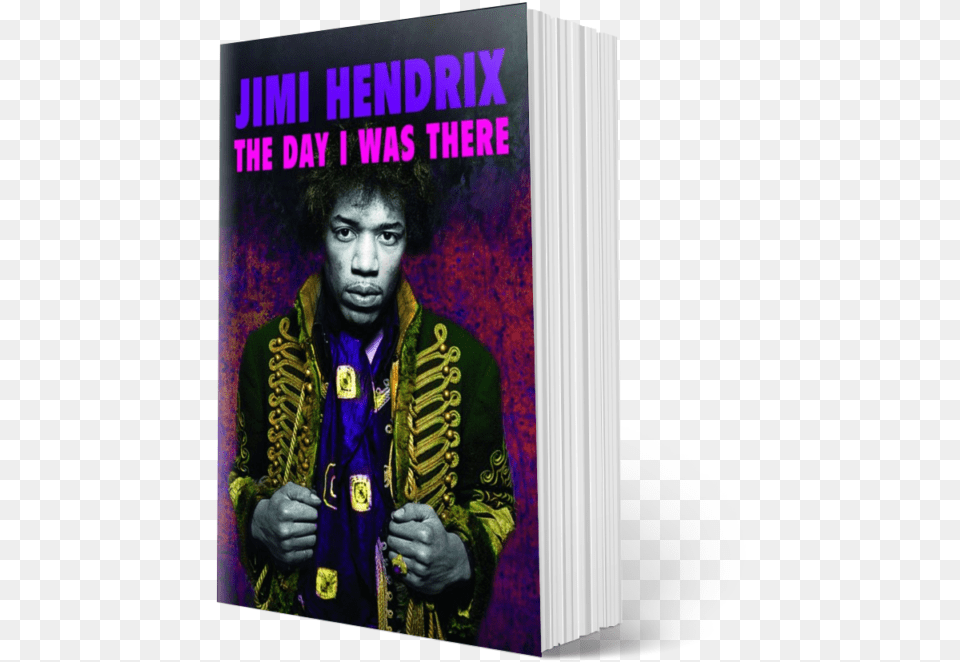 This Day In Music Books Jimi Hendrix Green Jacket, Publication, Book, Person, Man Free Png