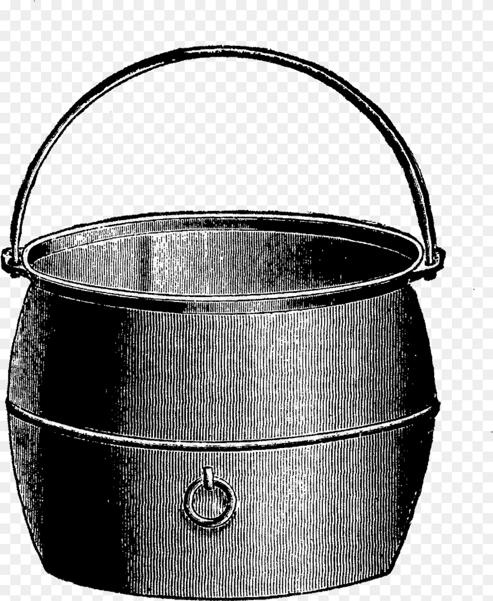 This Digital Cauldron Clip Art Is Perfect For Your Storage Basket, Bucket Png