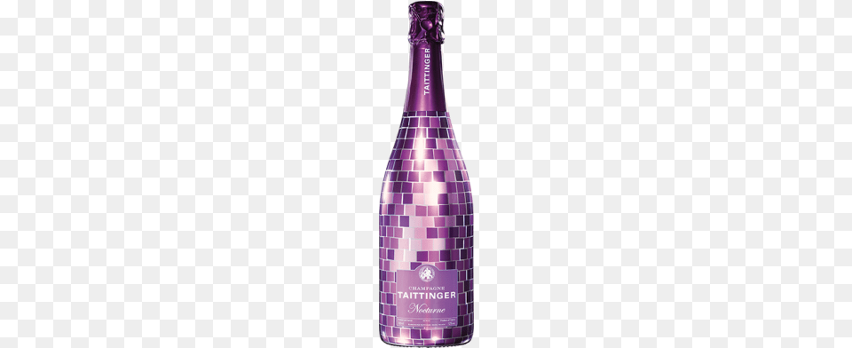 This Distinctively Sweet Sec Champagne Is Pale Yellow Taittinger Nocturne Sec Rose, Purple, Bottle, Alcohol, Beverage Free Transparent Png