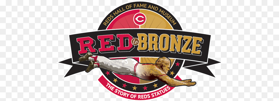 This Exhibit Chronicles And Celebrates Nine Reds Legends Cincinnati Reds, Logo, Adult, Male, Man Png Image