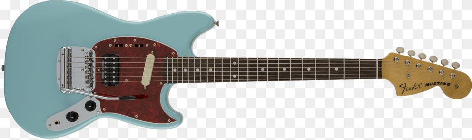 This Fender Mustang Is Inspired By The Mustang Kurt Fender Kurt Cobain Mustang, Bass Guitar, Guitar, Musical Instrument, Electric Guitar Png