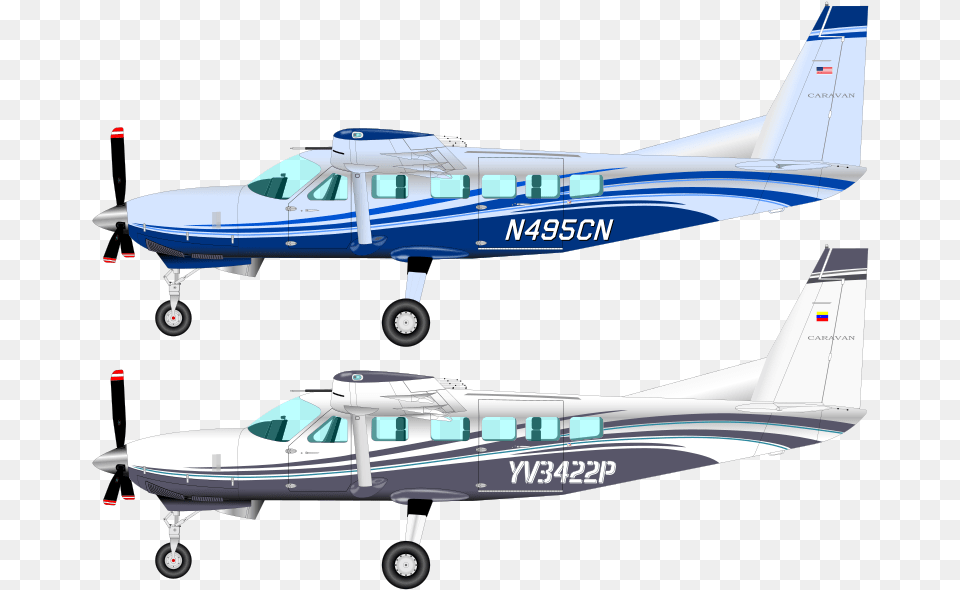 This File Is About Civilian Airplane Plane Cessna 206 Vs, Aircraft, Airliner, Transportation, Vehicle Free Png