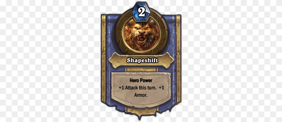 This Flexibility Goes Beyond Druid39s Hero Power And Hearthstone Armor Up, Badge, Logo, Symbol, Animal Free Png