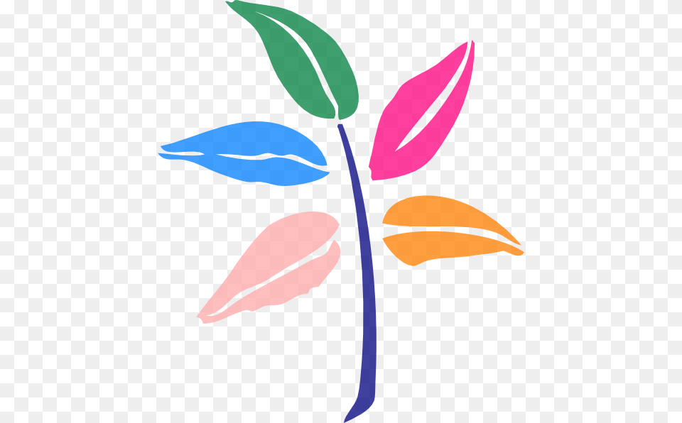 This Clip Arts Design Of Leaf, Plant, Flower, Herbal, Herbs Free Png