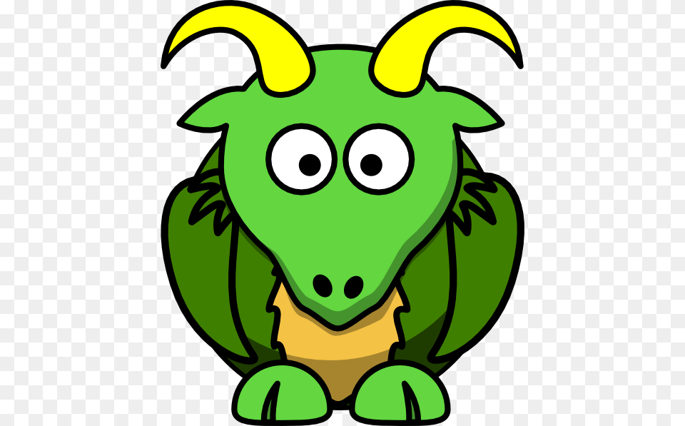 This Clipart Design Of Bard Dragon, Green, Animal, Bear, Mammal Free Png