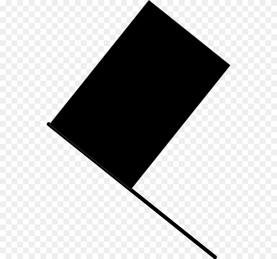 This Clipart Design Of Black Flag, Bow, Weapon, Lighting, Triangle Free Transparent Png