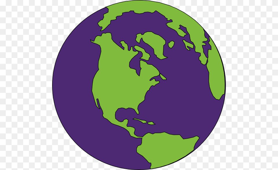 This Clipart Design Of Cartoon Earth, Astronomy, Globe, Outer Space, Planet Free Png