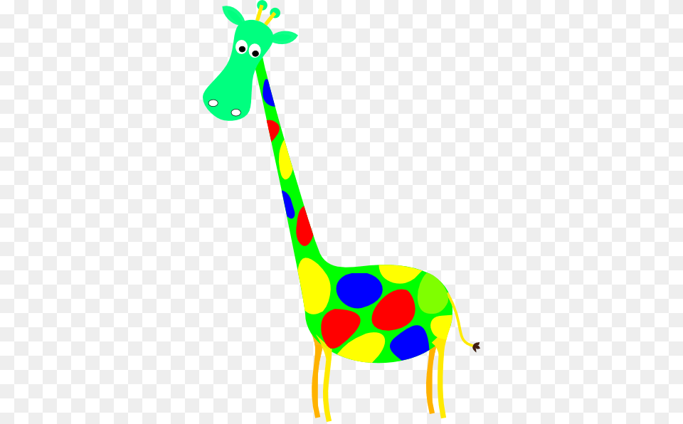 This Clipart Design Of Green Spotted Giraffe Clip Art, Animal, Mammal, Wildlife Free Transparent Png