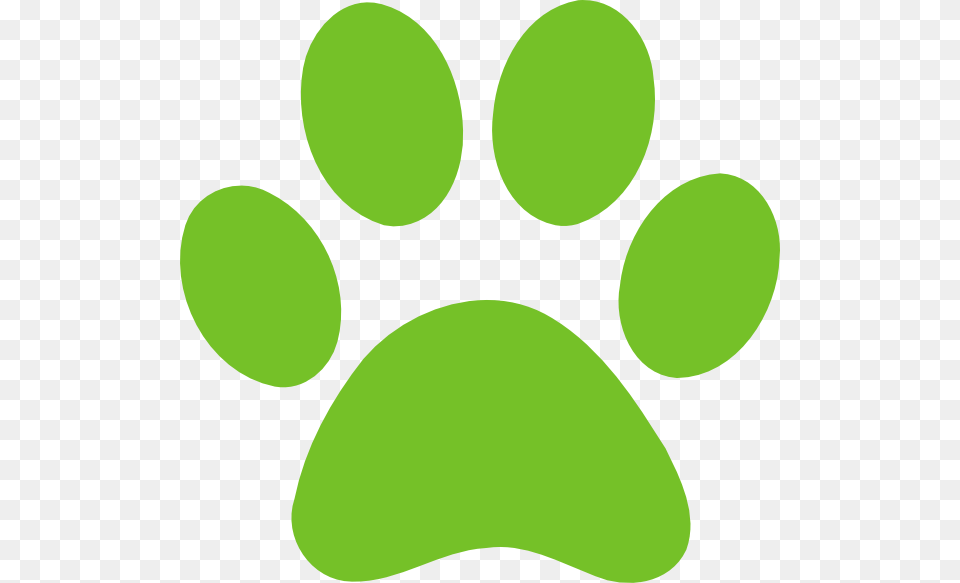 This Free Clipart Design Of Paw Print Pink Clipart, Green, Footprint, Home Decor Png