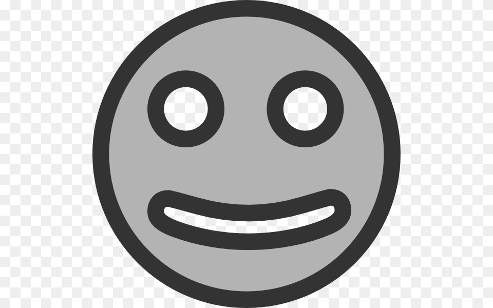 This Clipart Design Of Smiley Face Clipart Grey Happy Face, Sphere Free Transparent Png