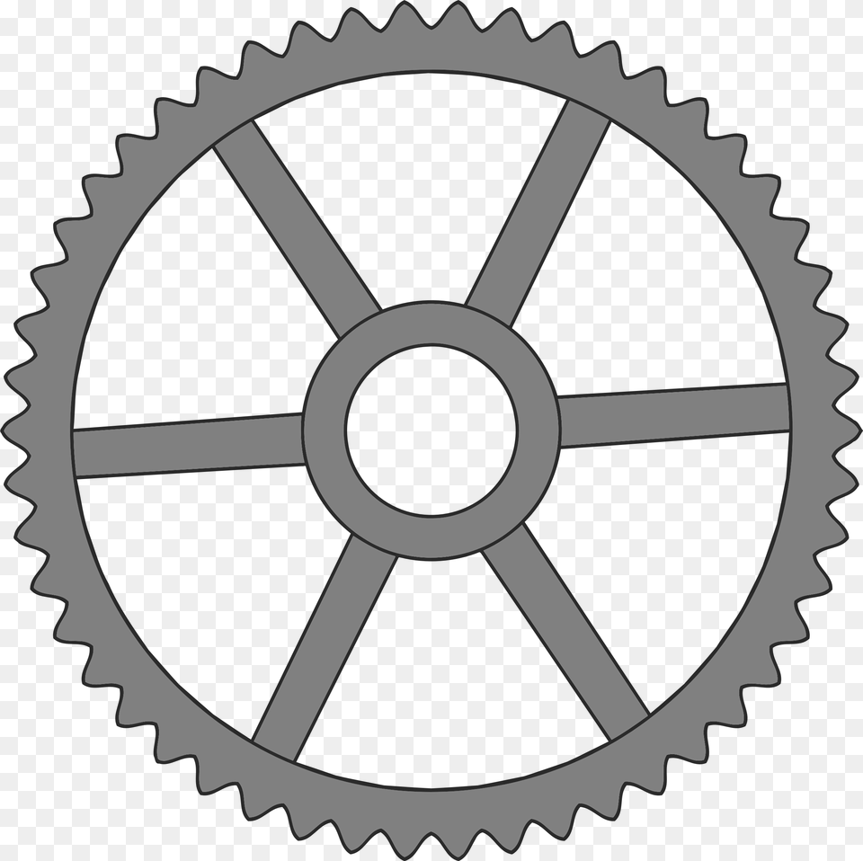 This Icons Design Of 50 Tooth Gear With Trapezium, Machine, Wheel Free Png Download