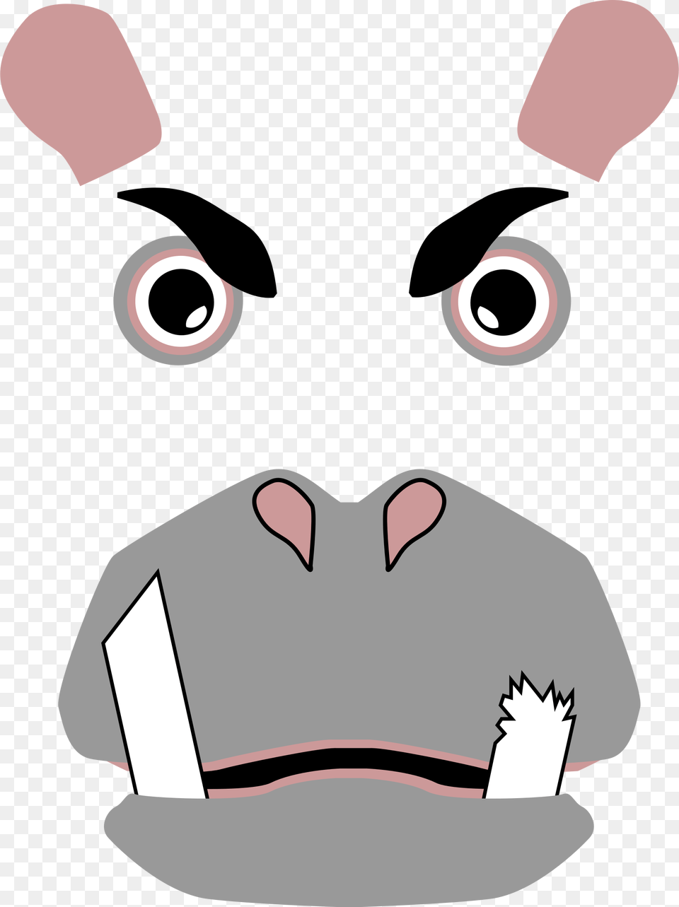 This Free Icons Design Of Angry Hippo, Animal, Mammal Png Image