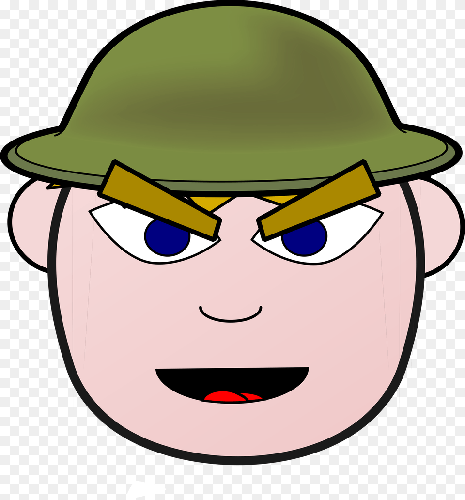 This Free Icons Design Of Angry Soldier Boy, Clothing, Hardhat, Helmet Png Image