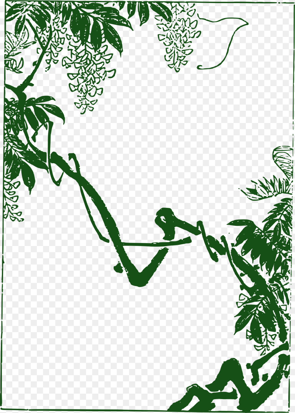 This Icons Design Of Asian Vines, Vegetation, Tree, Rainforest, Plant Free Png Download