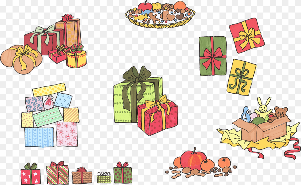 This Icons Design Of Assortment Of Gifts And, Gift Free Png Download