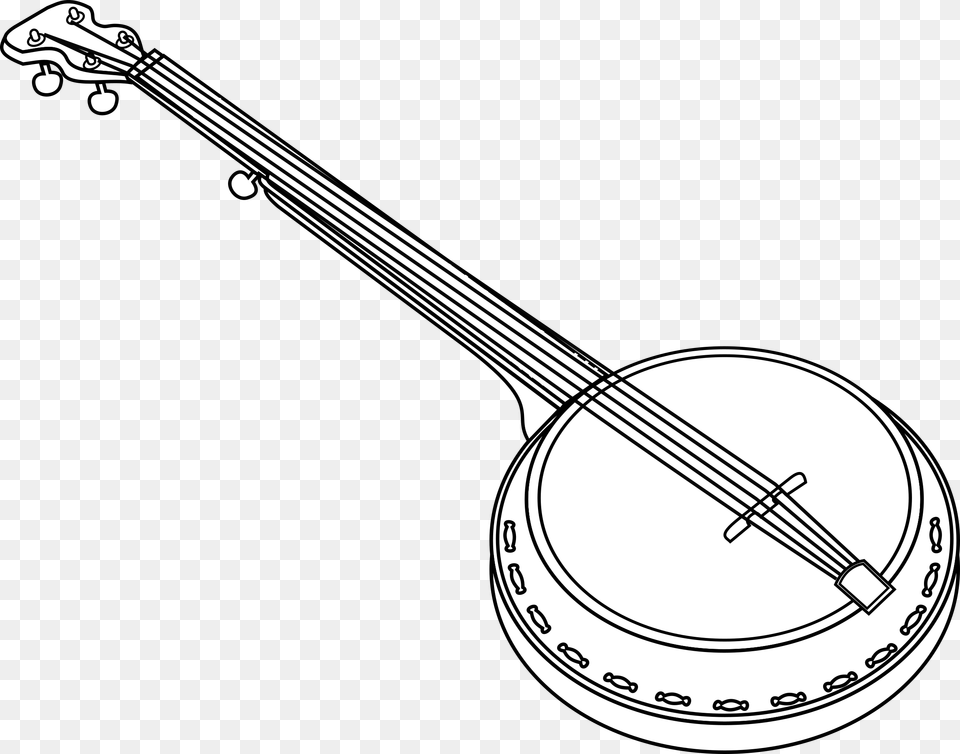 This Icons Design Of Banjo, Musical Instrument, Guitar Free Transparent Png