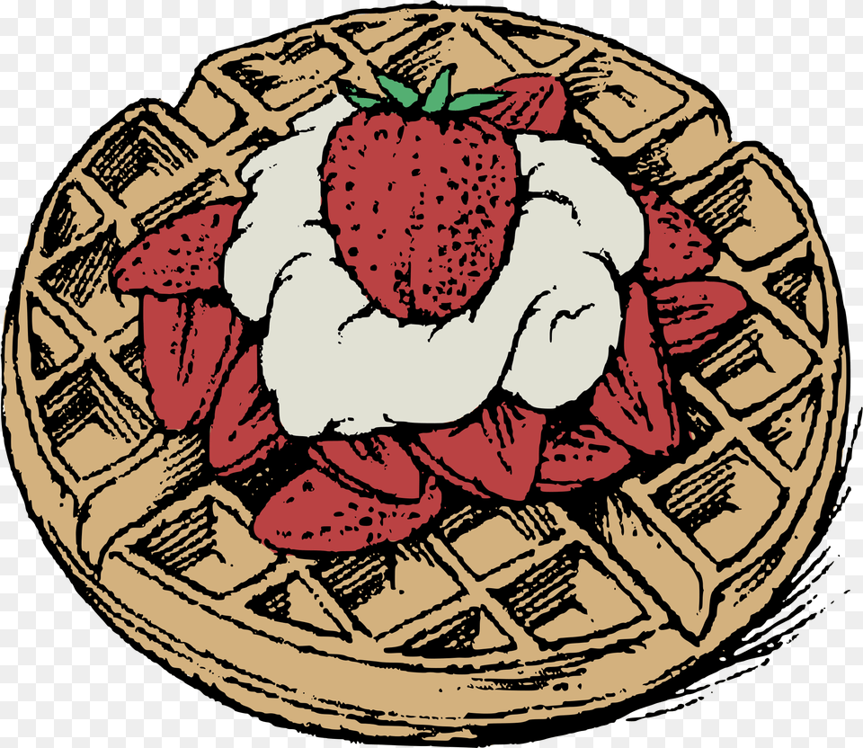 This Free Icons Design Of Belgian Waffles, Produce, Berry, Plant, Food Png