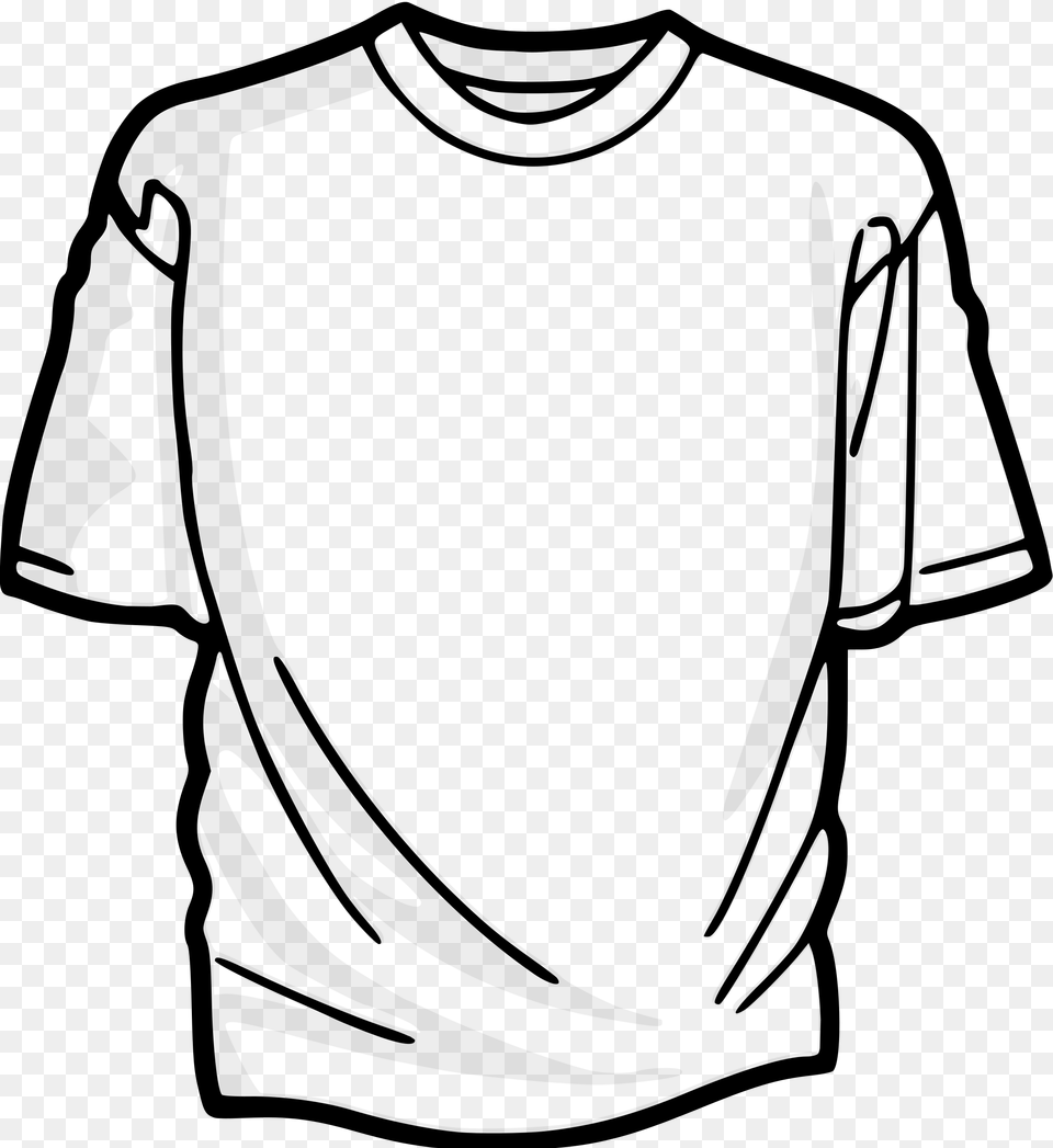 This Icons Design Of Blank T Shirt, Gray Free Transparent Png