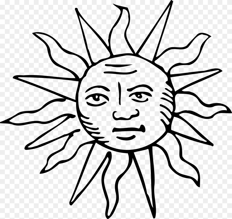This Icons Design Of Blazing Sun, Gray Free Png Download